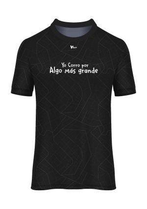 Camiseta Running For Children Masculina Negra