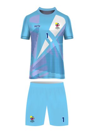 Uniforme de Arquero Femenino Azul Liceo Francés