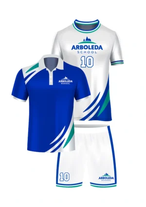 Kit Uniforme Futbol Masculino Visitante - Arboleda + Camisa de presentación