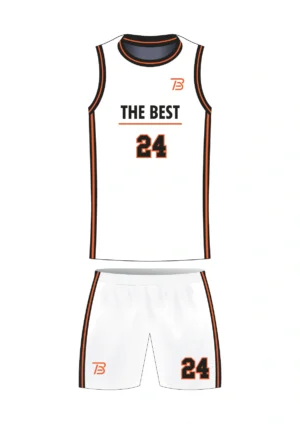 Uniforme de Baloncesto Femenino Blanco - THE BEST