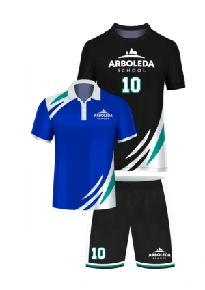 Kit Uniforme Fútbol  Masculino Arquero Negro  -  Arboleda + Camisa de presentación
