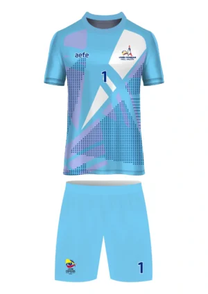 Uniforme de Arquero Femenino Azul Liceo Francés