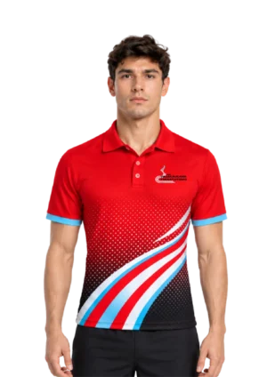 Atletismo de Pista - Camiseta Polo Presentación Deportiva Masculina